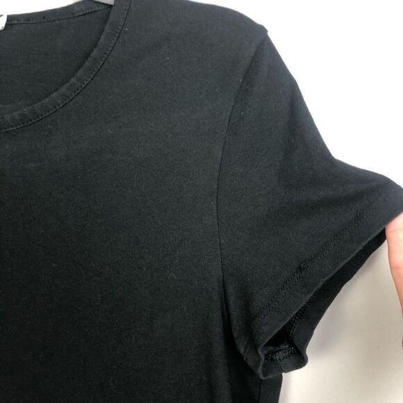 T BY ALEXANDER WANG | Asymmetrical Cutout Black T-Shirt Dress Women’s Size Small - Picture 5 of 10